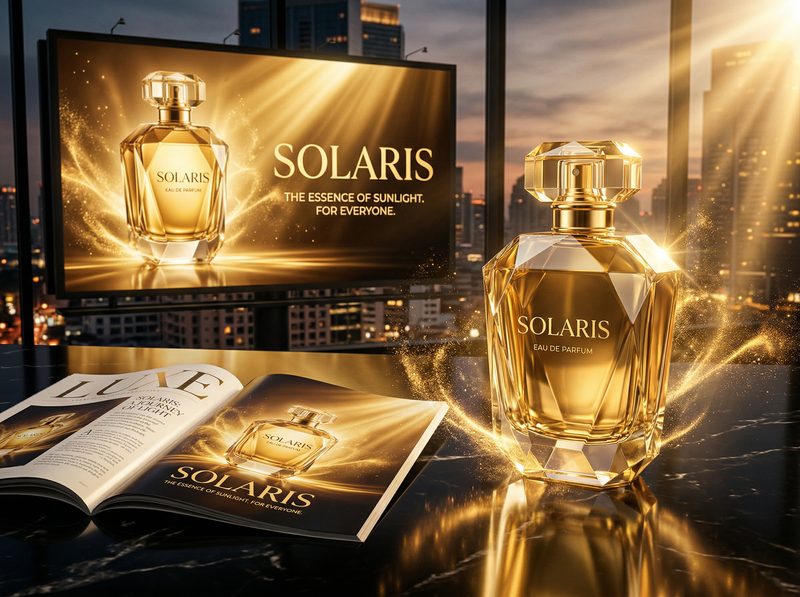 SOLARIS Fragrance Advertising Campaign